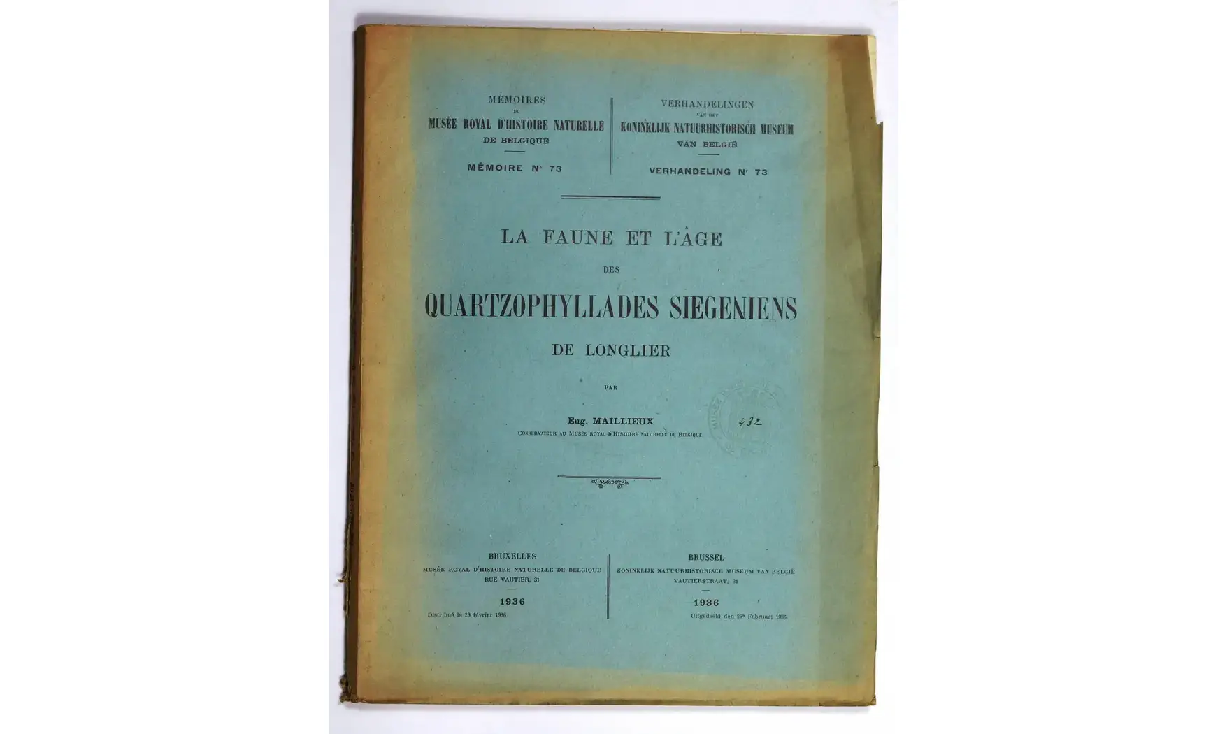 La Faune et l'Age des Quatzophyllades
